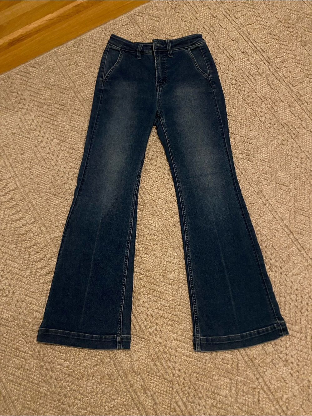 Old Navy Dark Wash Flare Trouser Jean